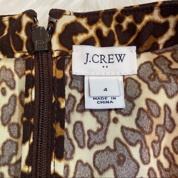 J. Crew Leopard shift dress - Picture 3 of 7